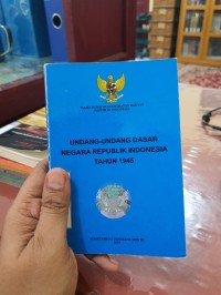 Image of Undang-undang dasar negara Republik Indonesia tahun 1945
